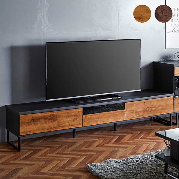 テレビ台 収納付き ローボード　ヴィンテージ　テレビキャビネット 楽天市場】テレビ台 ローボード 幅180cm ブルックリン