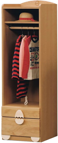 【マラソン期間中全品ポイント10倍】キッズ家具 ハンガーラック 洋服タンス キッズ家具 ワードローブ 洋服タンス ジュニア 子供 子供部屋 通販