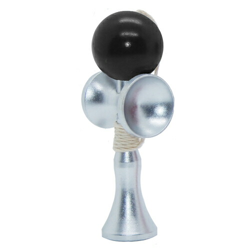 楽天市場】【送料込み】 けん玉 メタルミニけん玉62mm シルバー×レッド