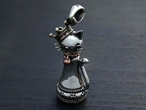 【good vibrations】【チェス：ポーン/猫】 Silver925/Brass/Copper シャンデリヤいの一番