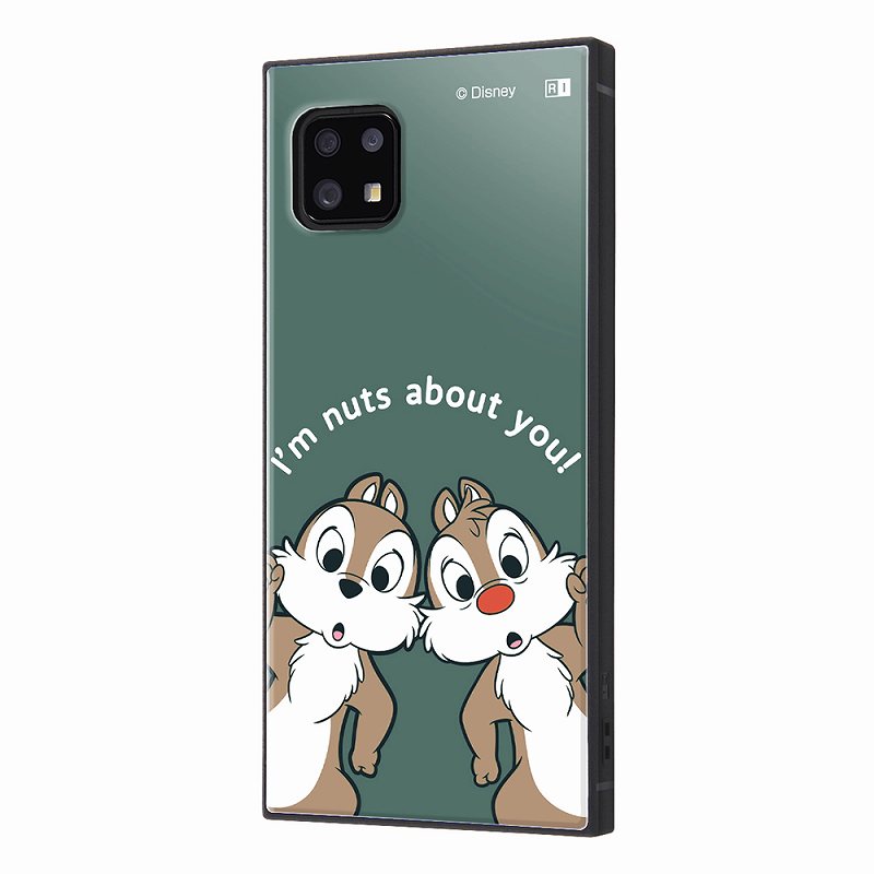 AQUOS sense6s/AQUOS sense6/『ディズニーキャラクター』/耐衝撃ハイブリッドケース KAKU/チップ&デール_アップ/チップ&デールとドナルド