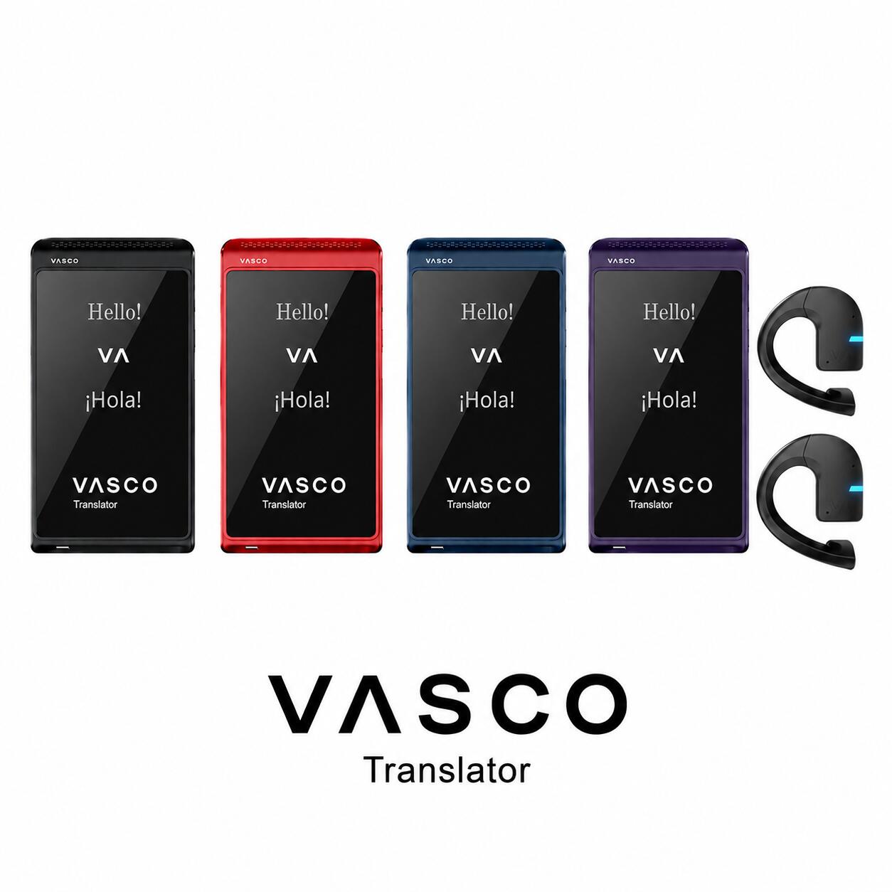 ランキング受賞！ Vasco Translator Q1+E1 ボイスクローン技術 通話翻訳 イヤホン型AI翻訳機 ハンズフリーモード搭載 音声翻訳機 翻訳機 英会話 通訳 英語 中国語 韓国語 データ通信無料 海外旅行 ビジネス 商談 インバウンド 外国｜Vasco Electronics Japan 66,000円