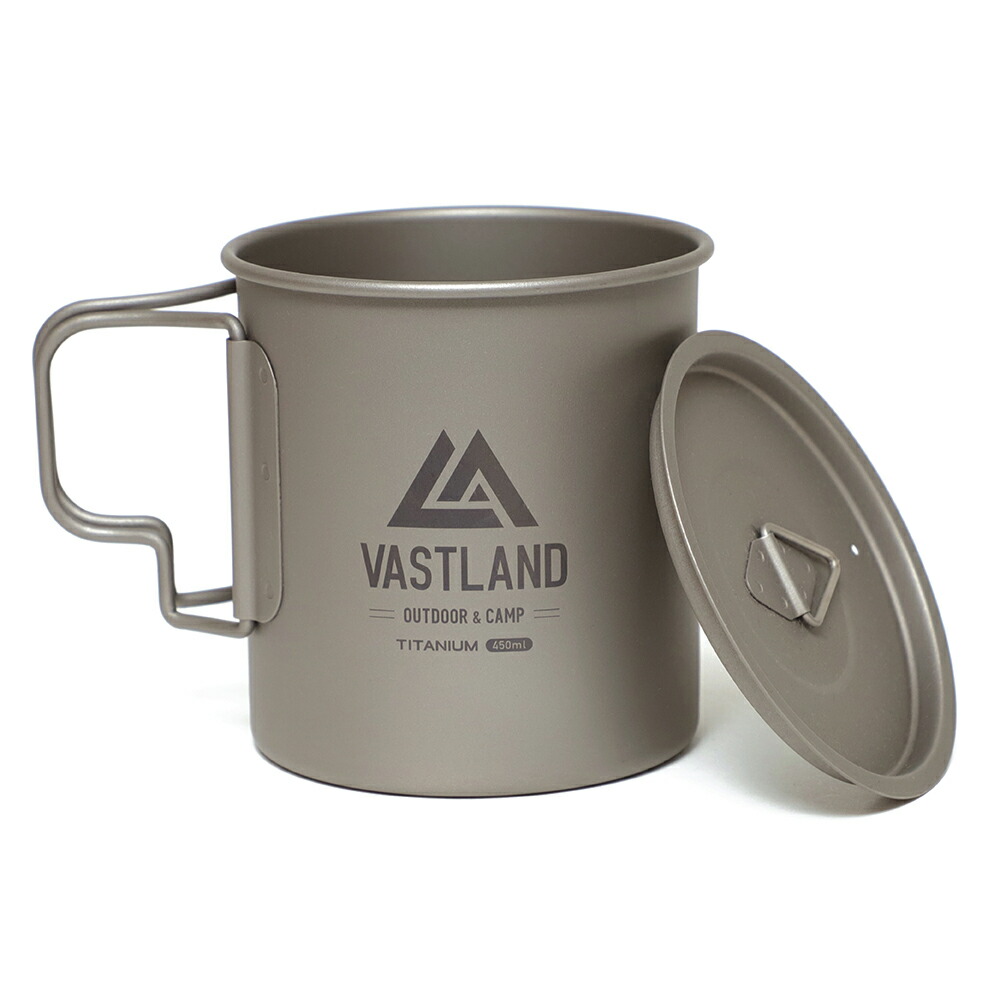 楽天市場】【楽天1位】FIELDOOR チタン マグカップ ふた付 450ml