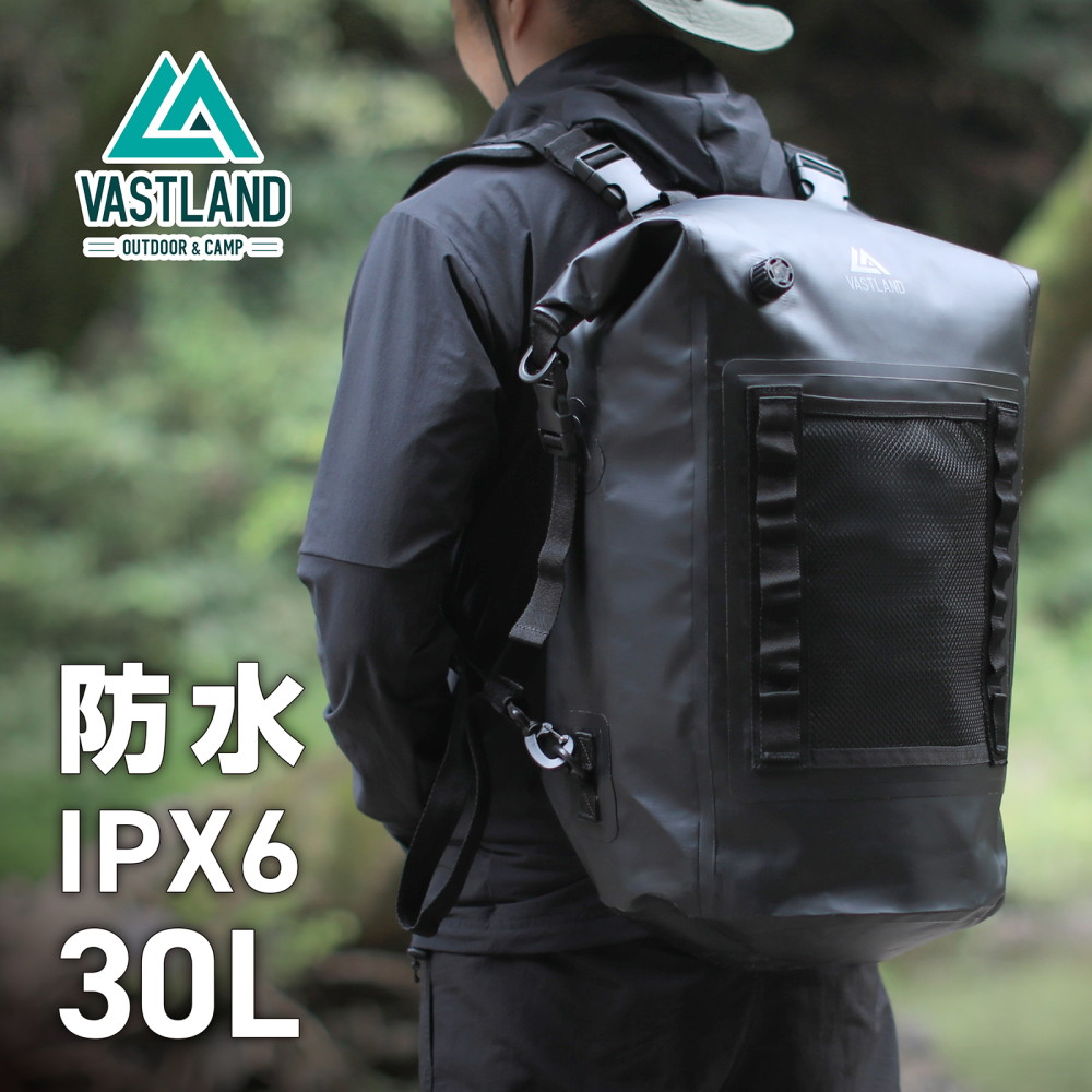 【15日はポイント最大27倍】VASTLAND 防水バックパック 30L ドライバッグ リュックサック IPX6 エアバルブ付き  VASTLAND 