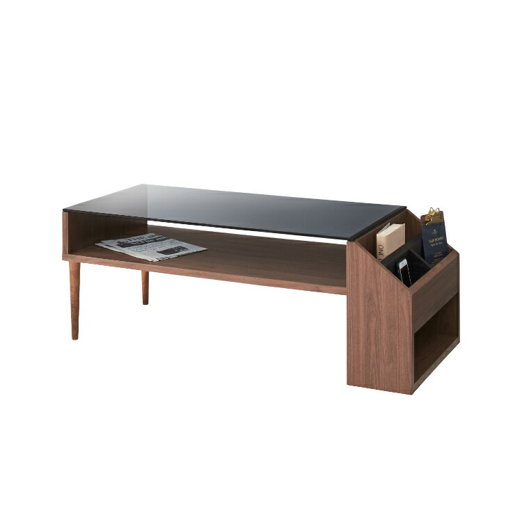 アンティークレトロ❗️ ガラステーブル　マガジンラック付き 楽天市場】機能プラスデザイン マガジンラック付き ガラステーブル 幅