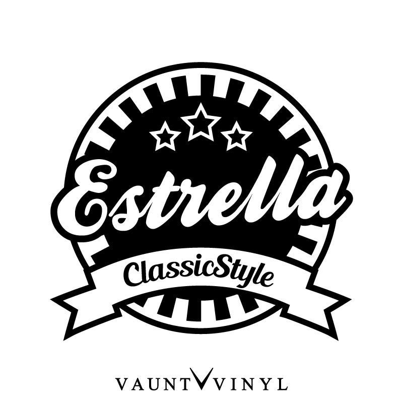 楽天市場】Estrella ClassicStyle カッティング ステッカー バイク