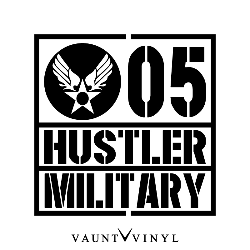 楽天市場 Military Hustler ハスラー カッティング ステッカー ハスラー アクセサリー パーツ シートカバー 給油口 ステッカー 車 シール デカール ミリタリー アーミー エアフォース Army Us Air Force 10p05aug17 Vaunt Vinyl Sticker Store