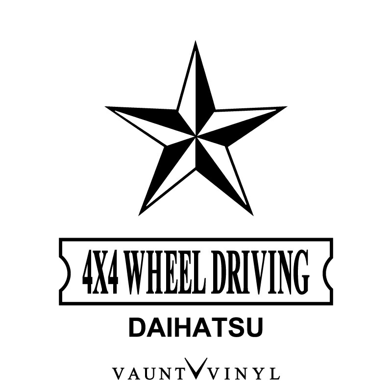 VAUNT VINYL sticker store DAIHATSU Daihatsu cutting VAUNT VINYL sticker store DAIHATSU Daihatsu cutting