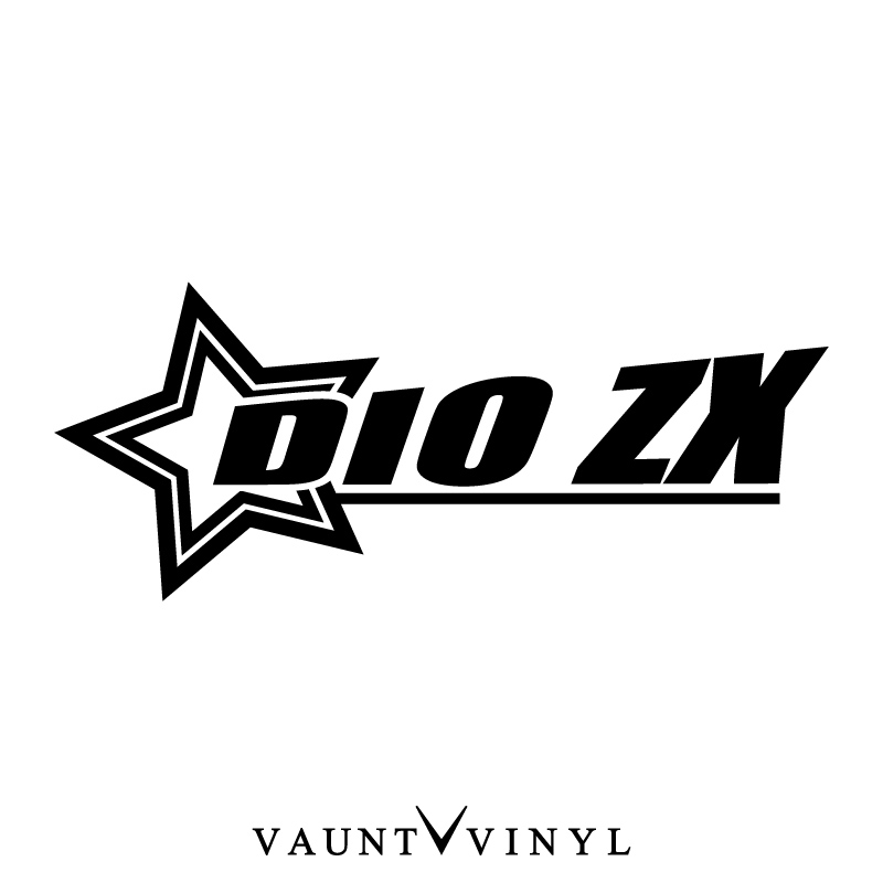 Vaunt Vinyl Sticker Store Star Diozx Sticker Live Dio Zx Af35