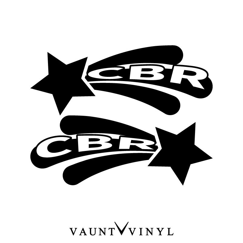 Vaunt Vinyl Sticker Store Star Cbr Sticker Right And Left Set Cbr