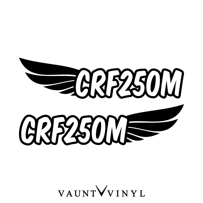 VAUNT VINYL sticker  store Wing CRF  cutting  sticker  right 