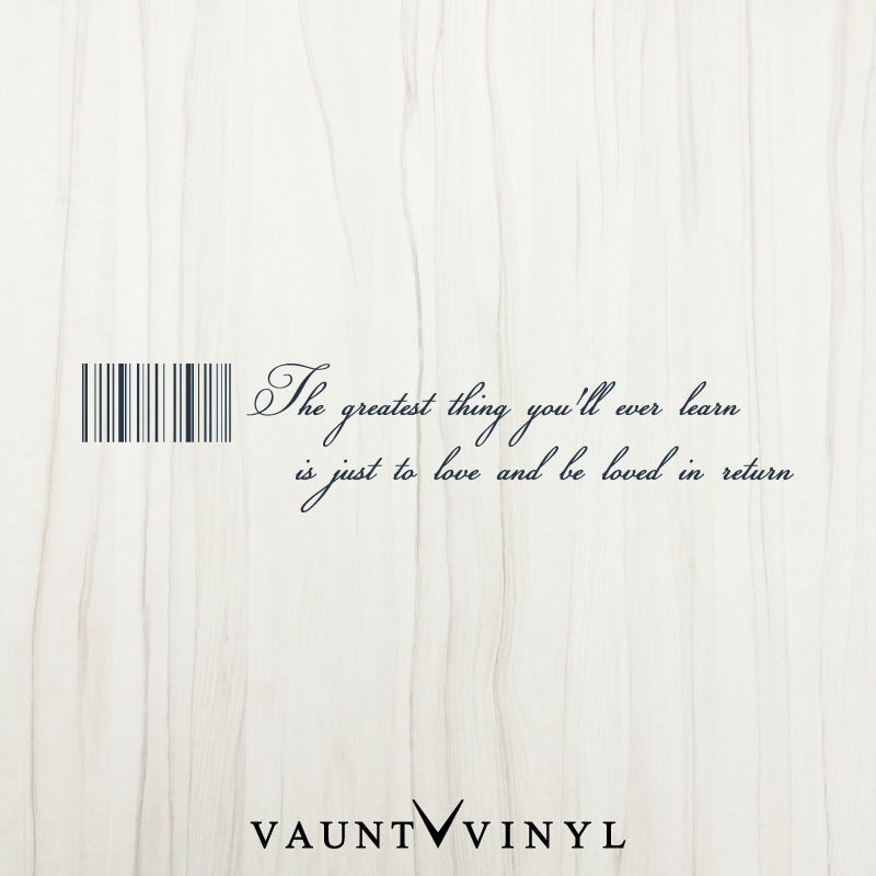 Vaunt Vinyl Sticker Store 條碼消息牆貼碼字報價 簡單時尚時裝時尚