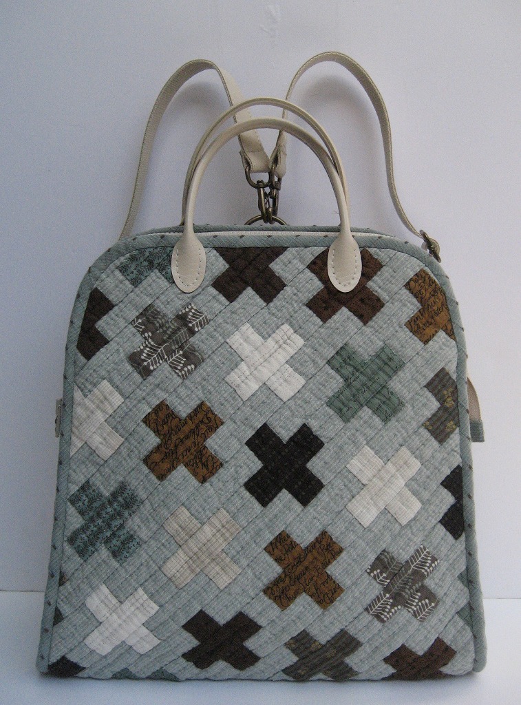 楽天市場 柴田明美のパッチワークキット シンプルピースワークのリュック Akemi Shibata