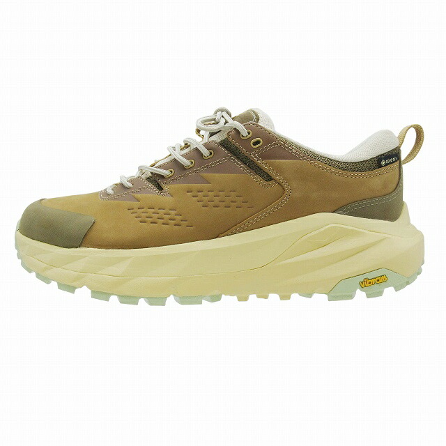 【中古】極美品 24SS ホカオネオネ × ビームス HOKA ONE ONE × BEAMS KAHA LOW GTX TP Wheat Mushroom BEAMS EXCLUSIVE カハ ロー ゴアテックス ビームスエクスクルーシブ GORE-TEX Vibram トレイル シューズ スニーカー 28.5cm 1150913 WSH 【ベクトル 古着】 240727画像