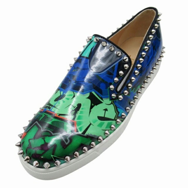 クリスチャンルブタン　レオパード　スパイク　ポインテッドトゥ　フラットシューズ 楽天市場】【靴】Christian Louboutin クリスチャン ルブタン