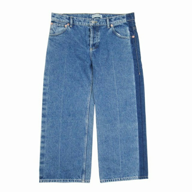 楽天市場】【美品】バレンシアガ プルアップ ワイド バギー デニム