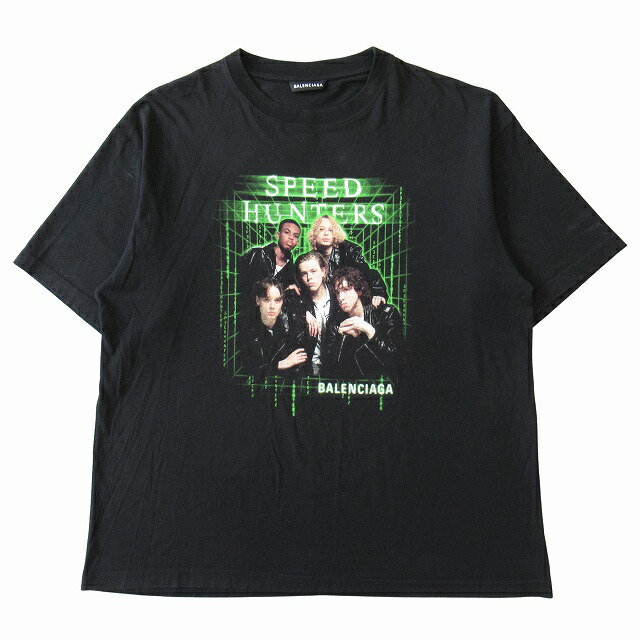 洗練 バレンシアガ Tシャツ コットン SURFER ロゴ クルーネック 洗練 バレンシアガ Tシャツ コットン SURFER ロゴ クルーネック