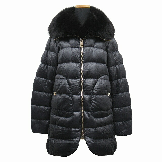 ヘルノ　ダウンコート HERNO ヘルノ A-Shape Satin Down Coat ダウンコート サテン A