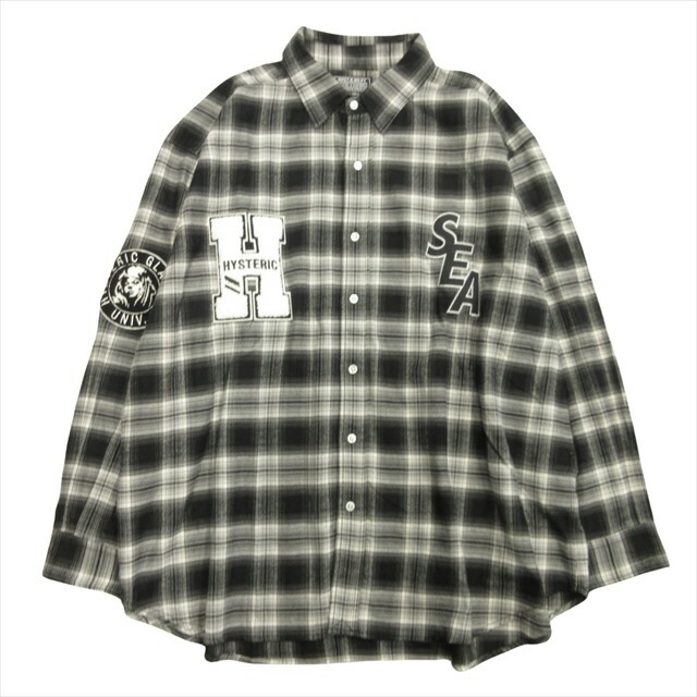 楽天市場】【WIND AND SEA HYSTERIC GLAMOUR x WDS CHECK SHIRT