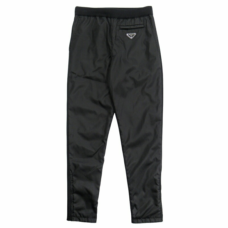PRADA リナイロン　パンツ　Re-nylon サイズ46 現行タイプ　美品 話題 PRADA◇Re-Nylon スリムフィットパンツ バックル付ポケット