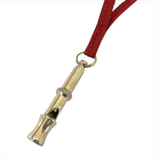エルメス ホイッスル レザーネックレス HERMES エルメス レザー メタル シフレ ホイッスル 犬笛