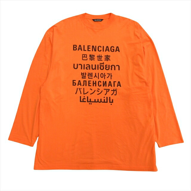 楽天市場】バレンシアガ BALENCIAGA ロングスリーブ オーバーサイズ T