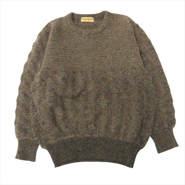 80s 筆タグ　イッセイミヤケ　リネン　シルク　シャツ　長袖 issey miyake 80s 長袖シャツ 筆タグ イッセイミヤケ メン 長袖