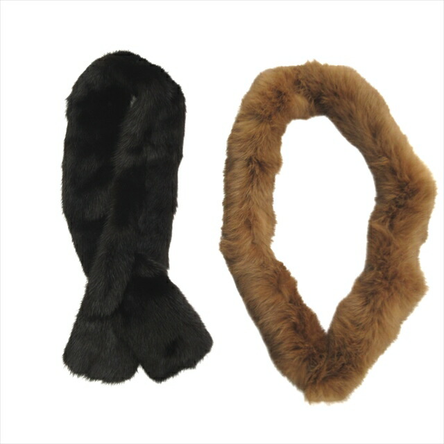 楽天市場】Rene ミンク×パールティペット 【ファー】 オフホワイト