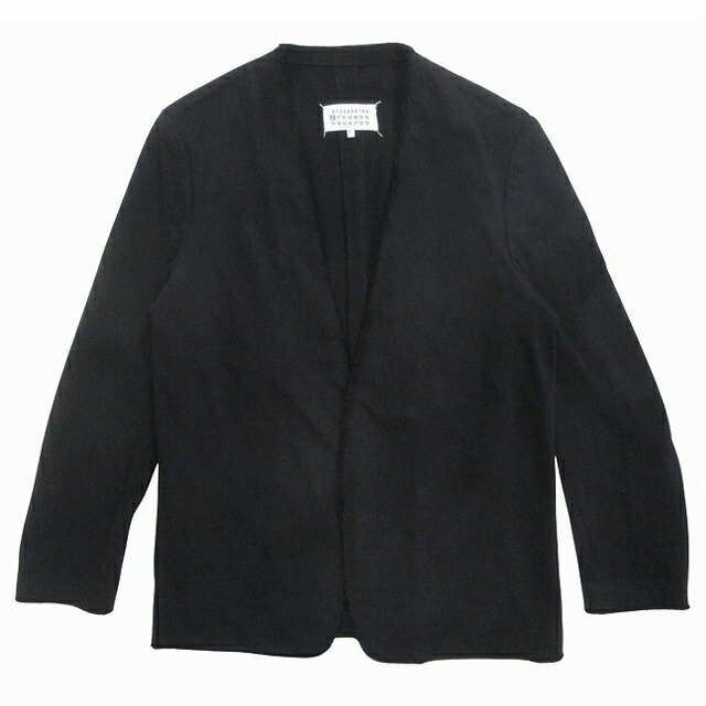 楽天市場】メゾンマルジェラ ノーカラージャケット/S50BN0318/44