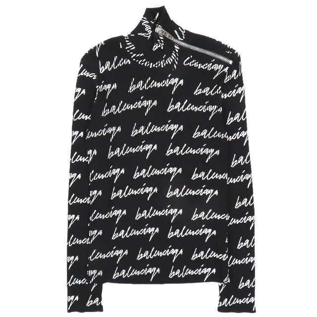 BALENCIAGA - 【ハンコック】【レア】BALENCIAGA ロゴニット　Sサイズ 1240004032653_1.jpg