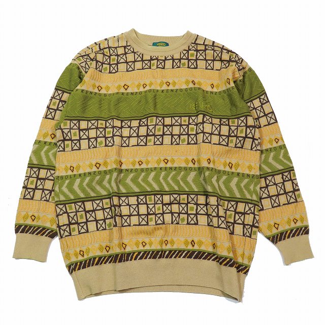 激レア OLD KENZO オールド ケンゾー ニット セーター OLD KENZO オールド ケンゾー ニット セーター ビンテージR-5478