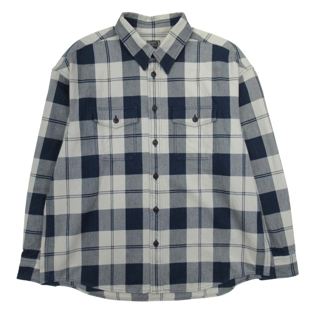 【中古】美品 23aw ICT限定 visvim ビズビム LUMBER L/S N.D. チェック 長袖 シャツ 藍染 サイズ2 DK.INDIGO 0223905011002 メンズ Re：MODE ブランド古着のリモード｜Re：MODE　ブランド古着のリモード