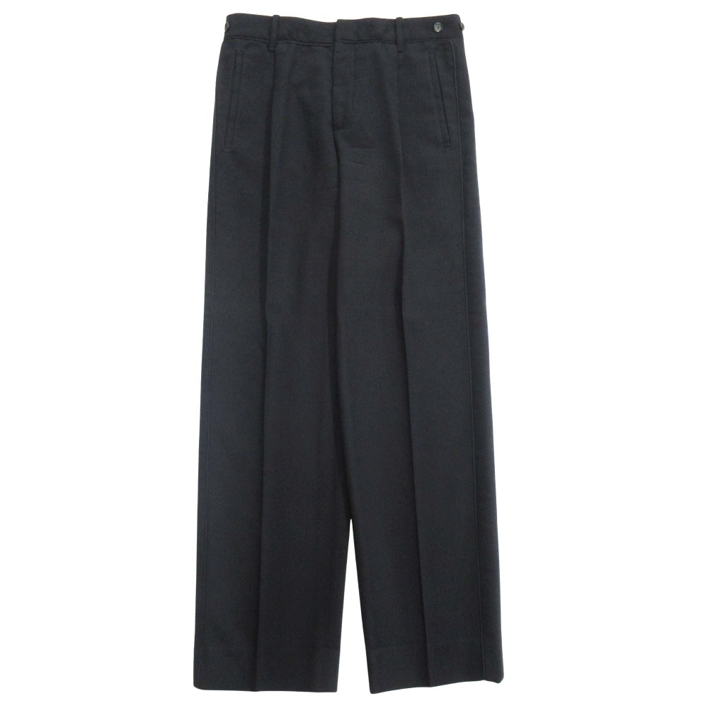 【中古】美品 00's Hussein Chalayan フセインチャラヤン テーパード パンツ スラックス サイドライン アーカイブ ヴィンテージ 46 黒 メンズ Re:MODE ブランド古着のリモード|Re:MODE ブランド古着のリモード
