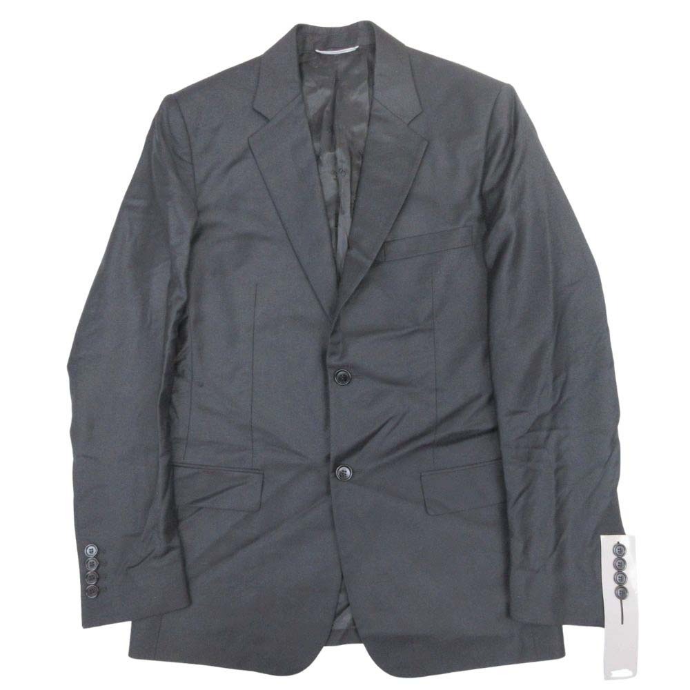 【中古】未使用 DIOR HOMME ディオール・オム 19ss テーラードジャケット ノッチドラペル ブレザー シングル キム・ジョーンズ期 44 ブラック メンズ Re：MODE ブランド古着のリモード｜Re：MODE　ブランド古着のリモード