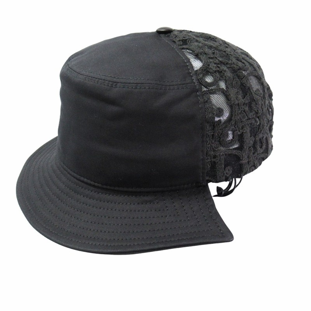 【中古】未使用 Dior ディオール オブリーク スプリット キャップ バケット ハット ハイブリット 帽子 トロッター スイッチング 切替 サイズM 黒 レディース Re：MODE ブランド古着のリモード｜Re：MODE　ブランド古着のリモード 28,633円
