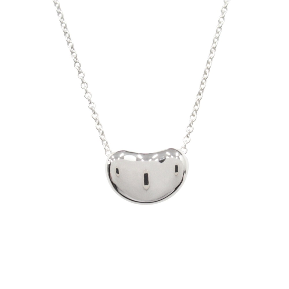 【中古】新品同様 TIFFANY&Co. ティファニー 新品仕上げ済 ビーン ネックレス ペンダント アクセサリー ジュエリー SV925 シルバー メンズ レディース Re：MODE ブランド古着のリモード｜Re：MODE　ブランド古着のリモード