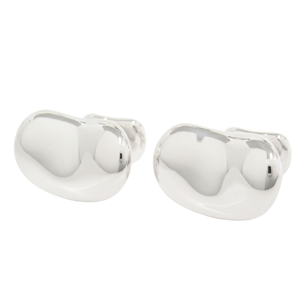 【中古】新品同様 TIFFANY&Co. ティファニー 新品仕上げ済 ビーン カフス カフリンクス アクセサリー SV925 シルバー メンズ レディース Re：MODE ブランド古着のリモード