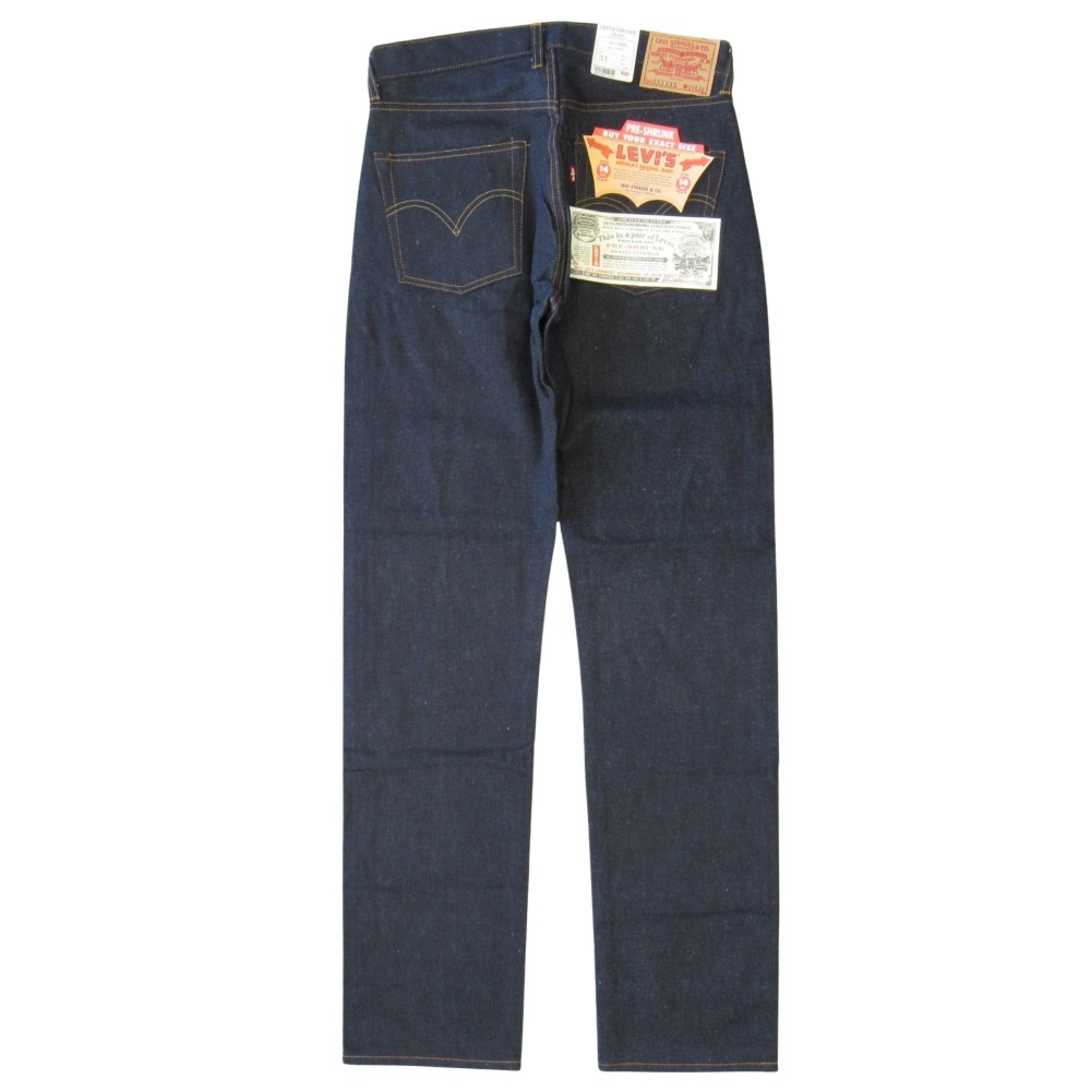 【中古】未使用 Levi's リーバイス LVC 551ZXX リジット デニム パンツ セルビッチ USA製 99年製 デッドストック W33 L36 インディゴブルー メンズ Re:MODE ブランド古着のリモード|Re:MODE ブランド古着のリモード