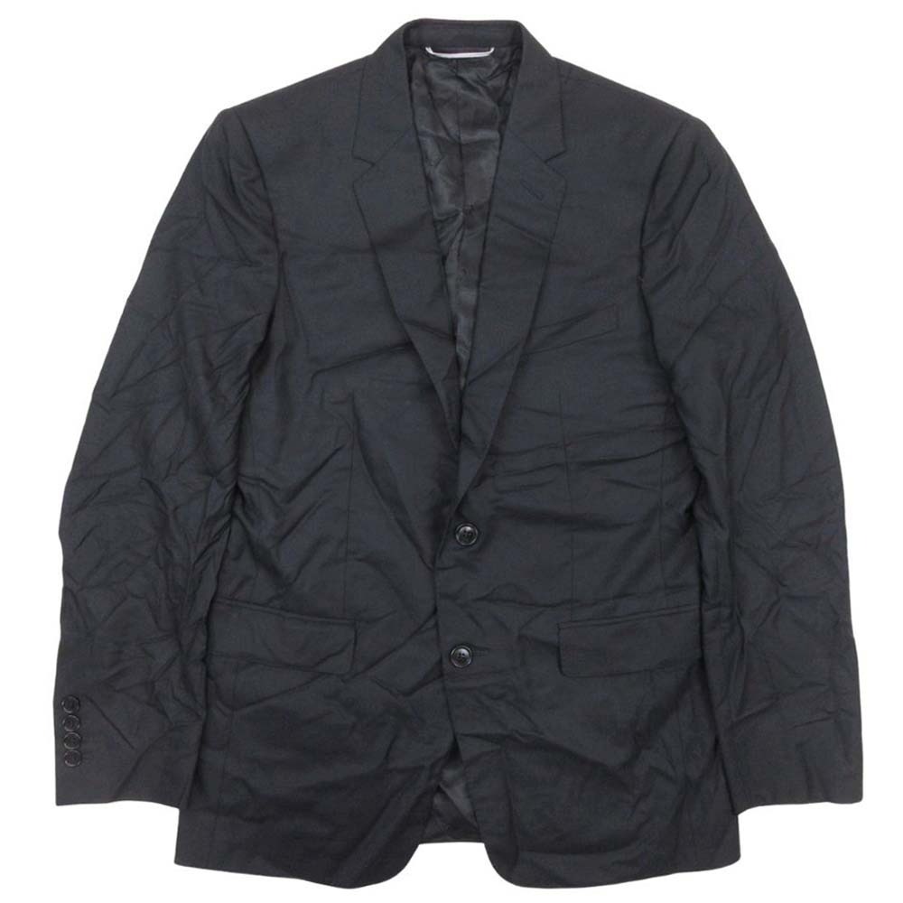 【中古】未使用 DIOR HOMME ディオール・オム テーラードジャケット ノッチドラペル 2釦 シングルブレスト ブレザー 46 黒 ブラック メンズ Re：MODE ブランド古着のリモード｜Re：MODE　ブランド古着のリモード 43,440円