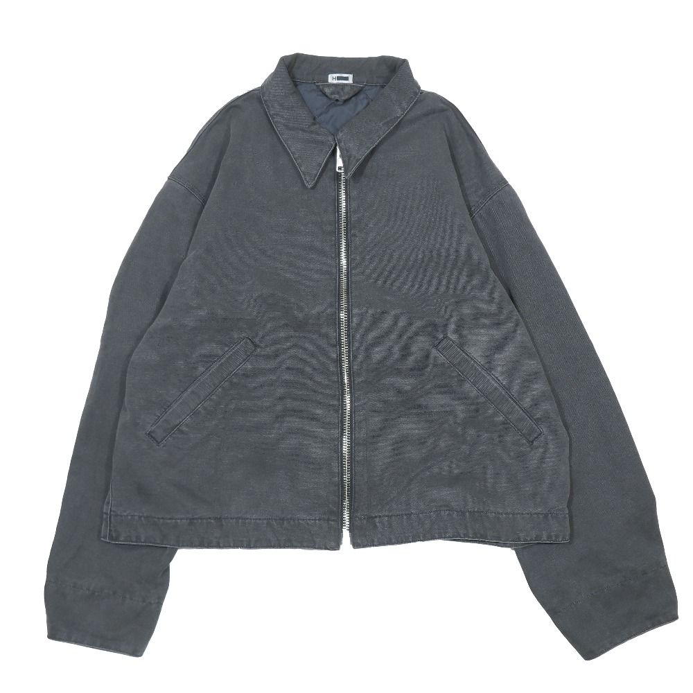 【中古】美品 H BEAUTY&YOUTH Hビューティアンドユース デニム ジップジャケット ピグメント フェードジャケット L ブラック メンズ Re：MODE ブランド古着のリモード｜Re：MODE　ブランド古着のリモード