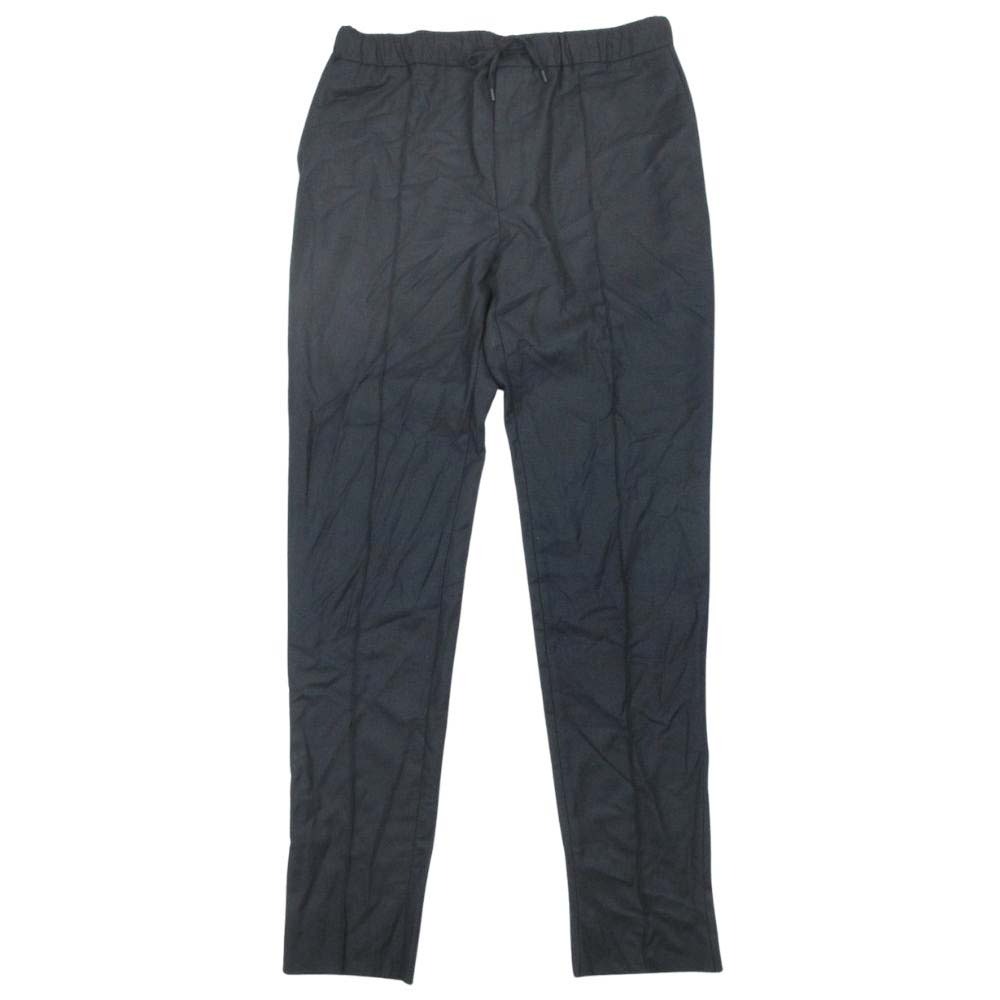 【中古】未使用 FENDI フェンディ ウールフランネル イージーパンツ センターシーム トラウザー スラックス 52 黒 ブラック メンズ Re:MODE ブランド古着のリモード|Re:MODE ブランド古着のリモード