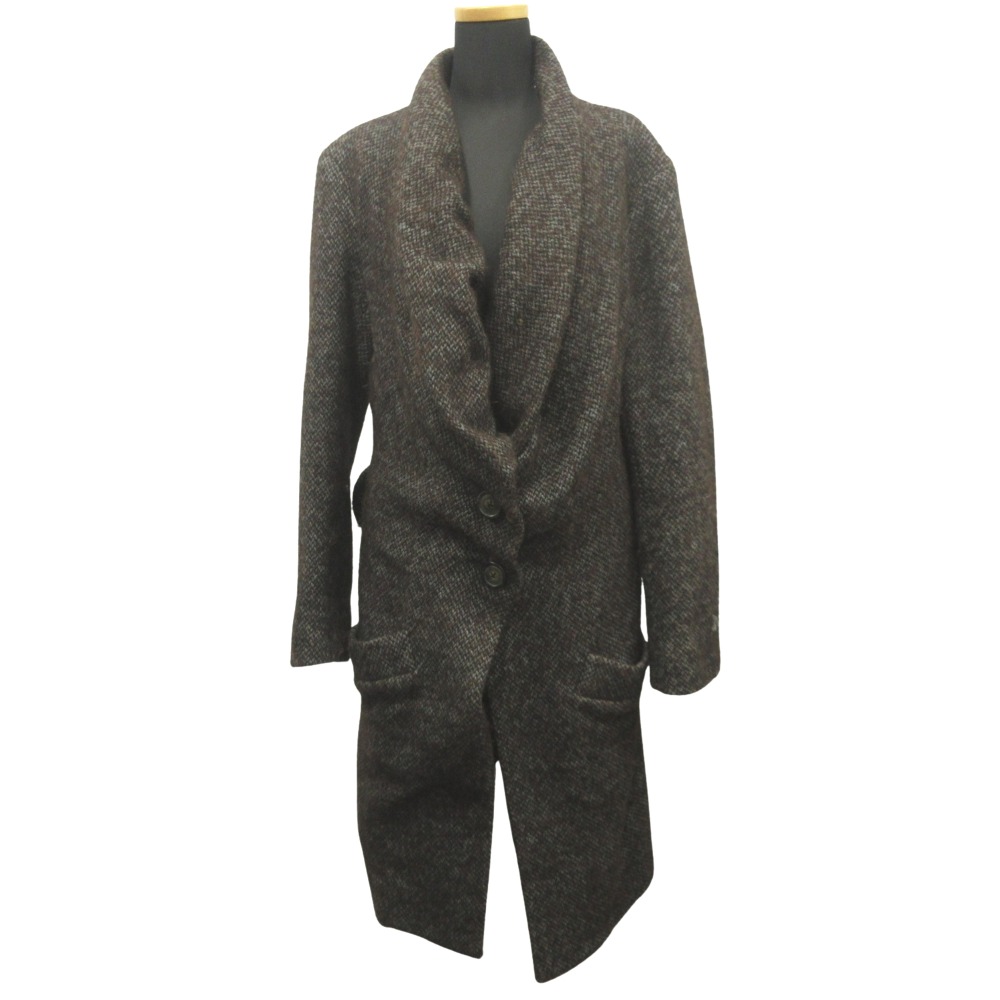 【中古】良品 Vivienne Westwood ANGLOMANIA ヴィヴィアンウエストウッド アングロマニア ツイード コート ジャケット モヘヤ混 40 ブラウン メンズ Re：MODE ブランド古着のリモード｜Re：MODE　ブランド古着のリモード