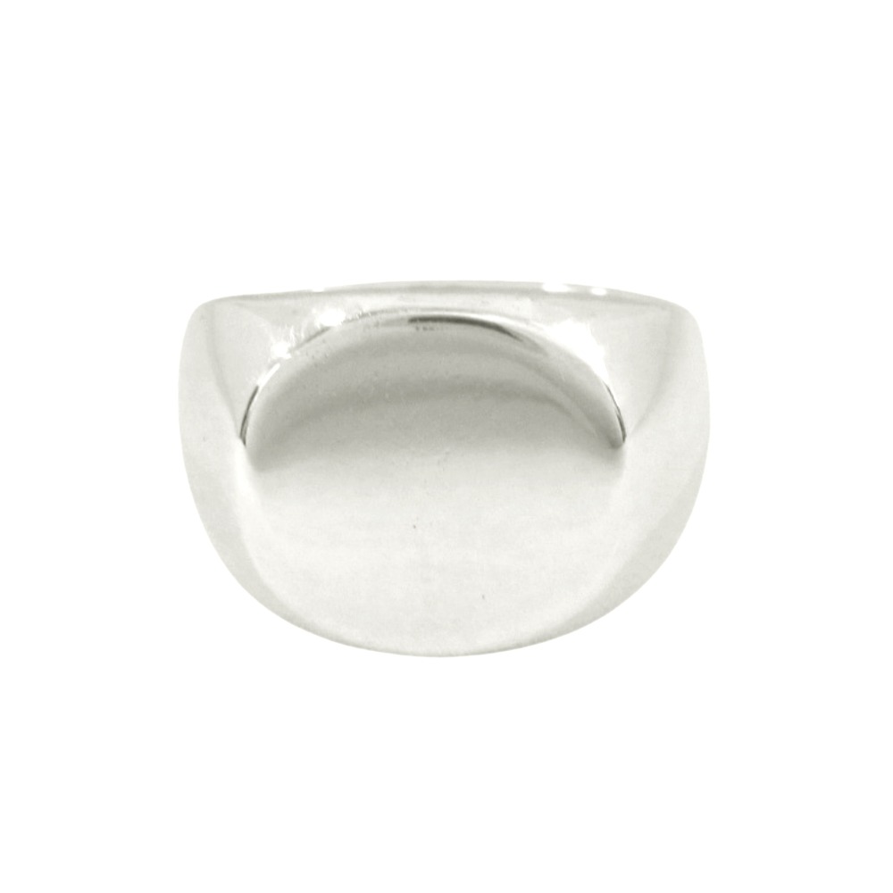 【中古】新品同様 JIL SANDER ジルサンダー 新品仕上げ済 シグネット リング #S 指輪 アクセサリー ジュエリー SV925 16号 シルバー メンズ Re：MODE ブランド古着のリモード｜Re：MODE　ブランド古着のリモード