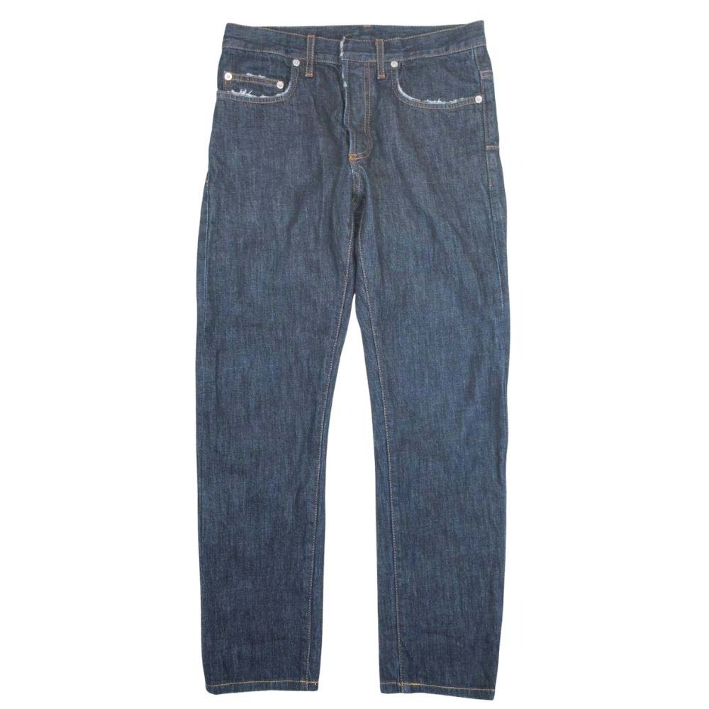 【中古】美品 Dior HOMME ディオールオム クリス期 デニム パンツ ジーンズ ジーパン Gパン ストレート ボトムス ボタンフライ 30 インディゴ メンズ Re：MODE ブランド古着のリモード｜Re：MODE　ブランド古着のリモード