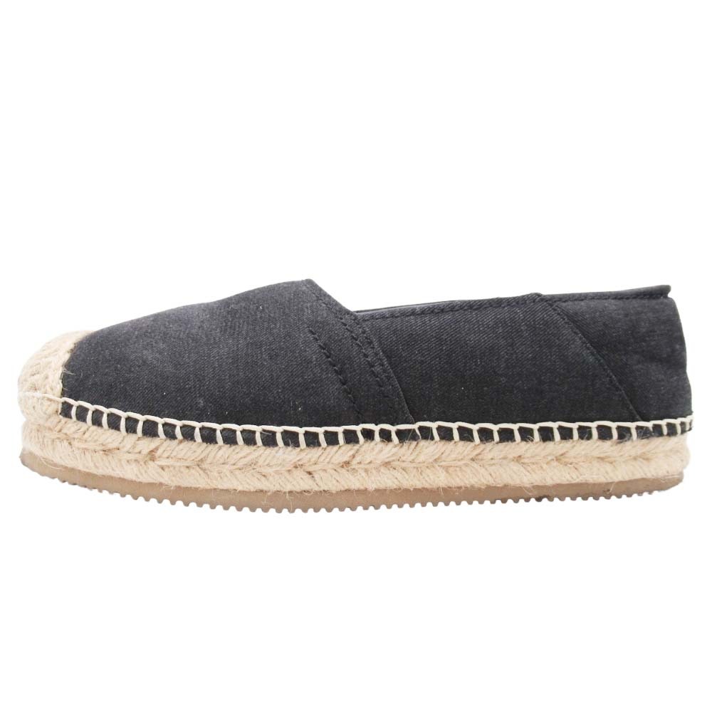 【中古】美品 SUICOKE x OLD JOE スイコック オールドジョー 21ss DENIM ESPADRILLE デニム スリッポン シューズ 靴 7/25.0 ブラック メンズ Re:MODE ブランド古着のリモード|Re:MODE ブランド古着のリモード