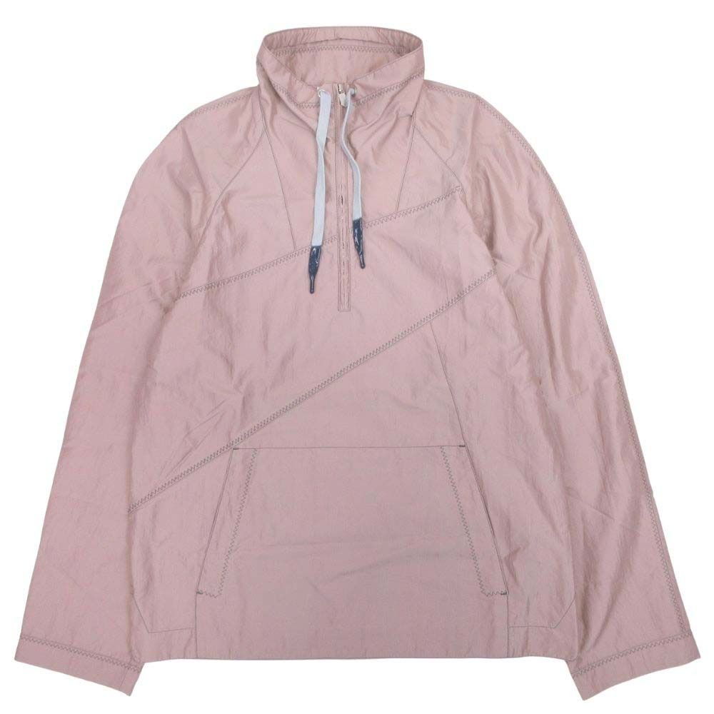 【中古】未使用 HERMES エルメス 22ss アノラックジャケット ブルゾン ハーフジップ プルオーバー ライトアウター 46 ダスティ—ピンク メンズ Re:MODE ブランド古着のリモード|Re:MODE ブランド古着のリモード