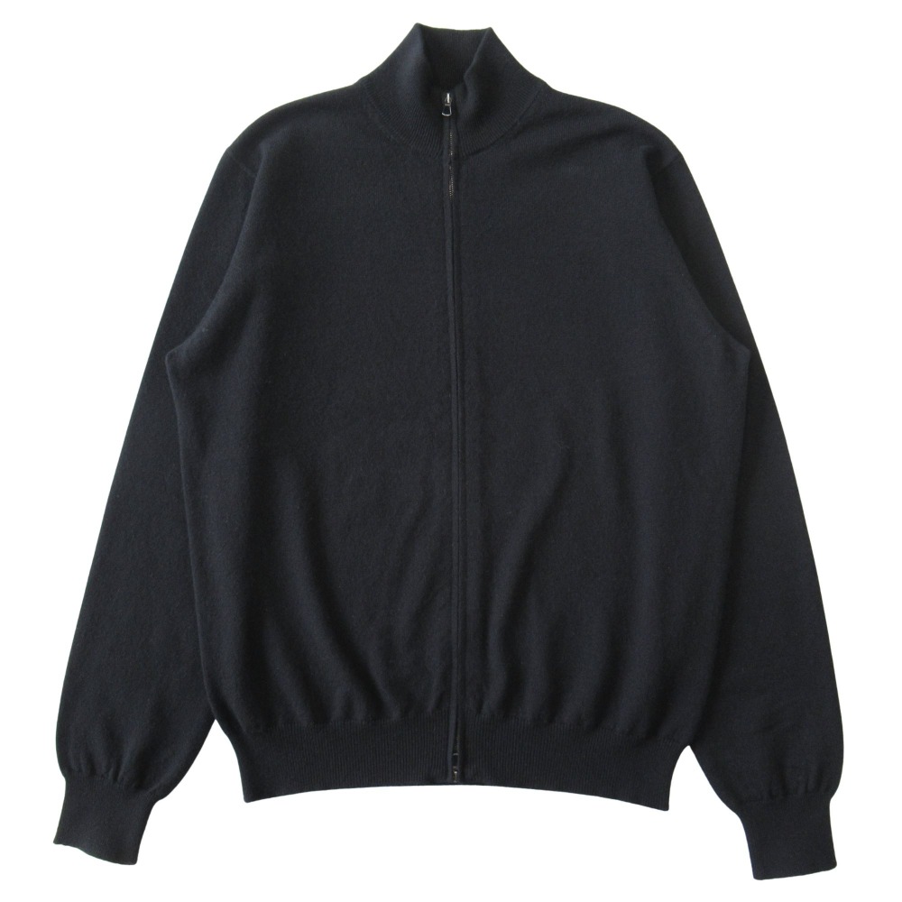 【中古】美品 FILIPPO DE LAURENTIIS フィリッポ デ ローレンティス ウール カシミヤ フルジップ ブルゾン ジャケット ニット サイズ48 黒 メンズ Re：MODE ブランド古着のリモード｜Re：MODE　ブランド古着のリモード 17,111円