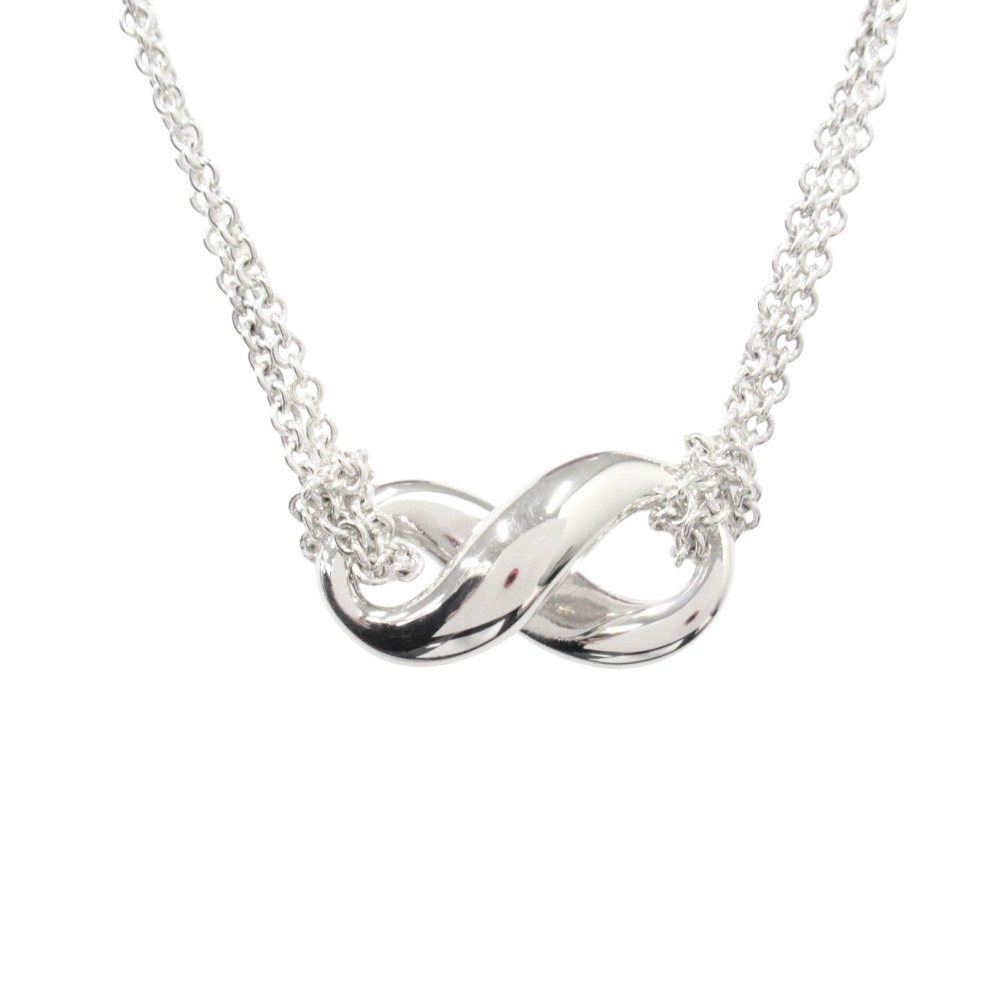 【中古】新品同様 TIFFANY&Co. ティファニー 新品仕上げ済 インフィニティ ネックレス アクセサリー ジュエリー SV925 シルバー メンズ レディース Re：MODE ブランド古着のリモード｜Re：MODE　ブランド古着のリモード
