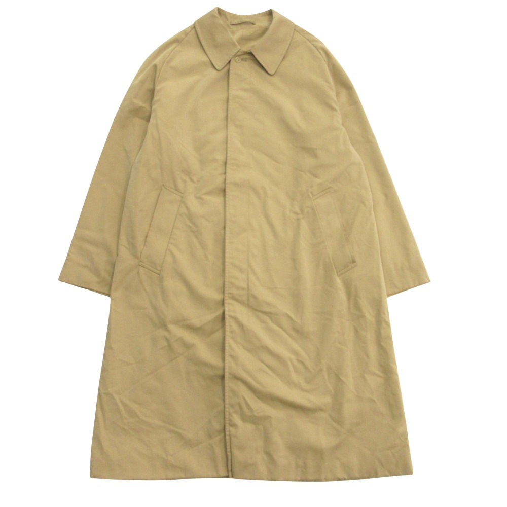 【中古】 Aquascutum アクアスキュータム 70's 80's 一枚袖 バルマカーン コート ジャケット ステンカラー ヴィンテージ ベージュ メンズ Re：MODE ブランド古着のリモード｜Re：MODE　ブランド古着のリモード 30,680円