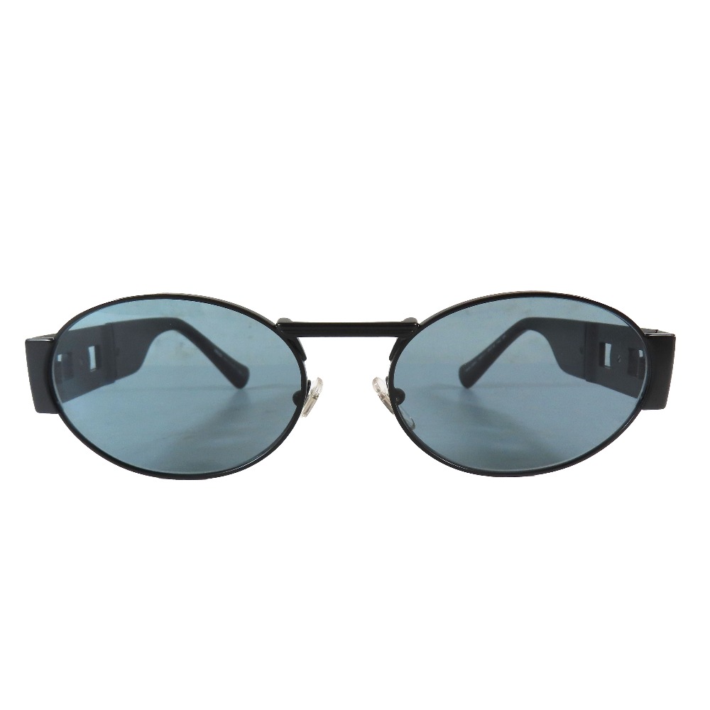 【中古】未使用 VERSACE ヴェルサーチ 2264 1261/1 オーバル メデューサ サングラス メガネ アイウェア 56□18 140 ブラック メンズ レディース Re:MODE ブランド古着のリモード|Re:MODE ブランド古着のリモード